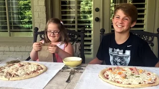 MattyBRaps vs Sarah Grace - The Pizza Challenge