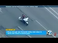 Chase through the San Fernando Valley ends with arrest of motorcyclist