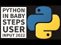 Python Baby Steps - User Input