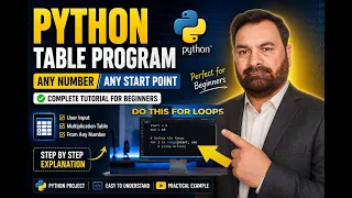 Python Table software with Start End condition Lunar Computer College