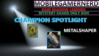 Metalshaper Raid Shadow Legends F2P Champion Spotlight