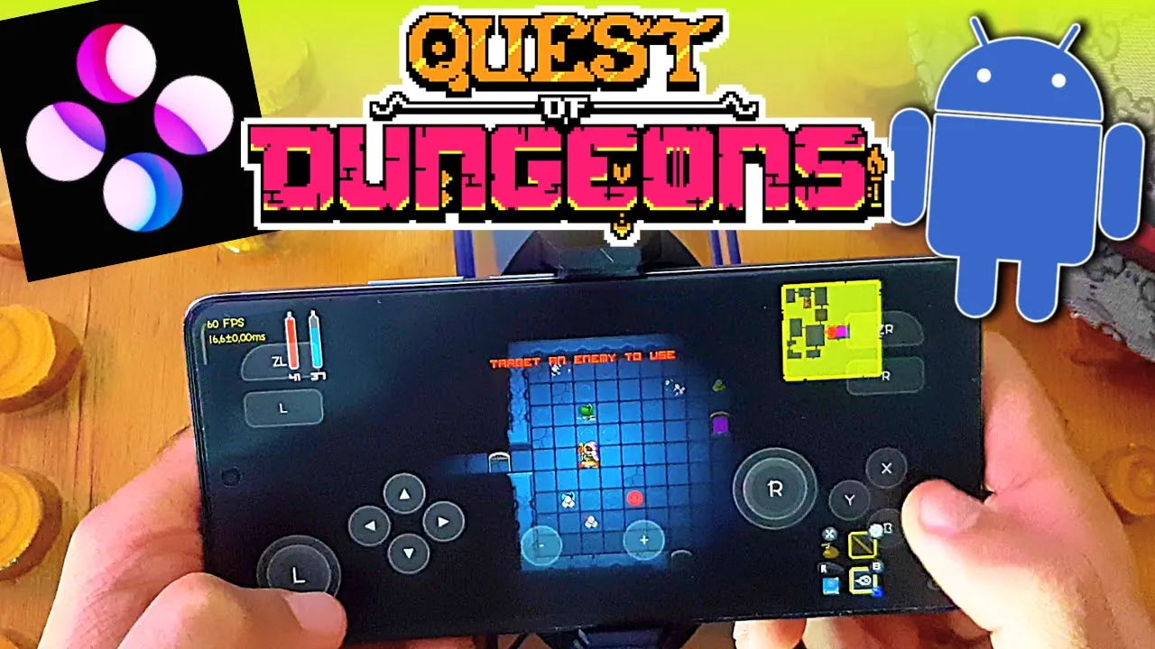 Quest Of Dungeons Android Gameplay - Skyline Emulator Android - Skyline Mali GPU