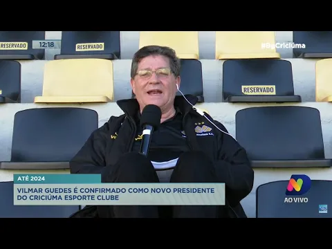 Renato Semensati: Vilmar Guedes é confirmado como novo presidente do Criciúma Esporte Clube