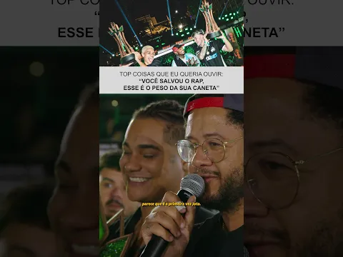 Encontro de gerações sendo eternizado na BDA 10 anos! Que momento! ❤️‍🔥 #bda10anos #batalhaderima