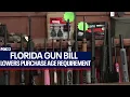 Age to buys guns in Florida may be lowered as Bill moves forward