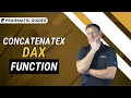 Power BI CONCATENATEX DAX Function Tutorial