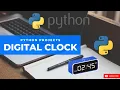 how to make a Live Digital clock using python module Tkinter in Hindi Python3