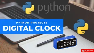 how to make a Live Digital clock using python module Tkinter in Hindi Python3