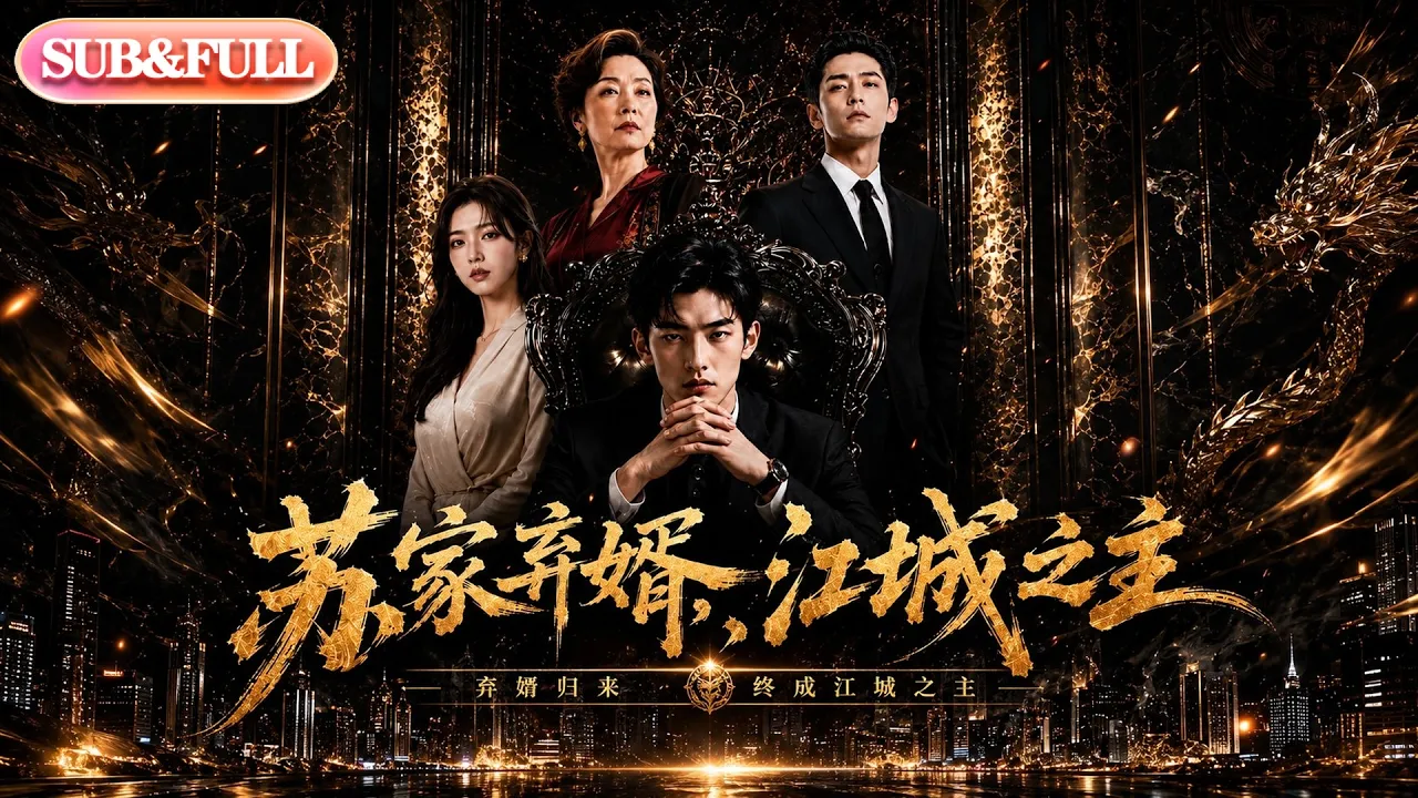 【全集FULL】《苏家弃婿，江城之主》| AI短剧 | ENG SUB #薄荷听书 #cdrama #latest #热门短剧 #都市 #重生 #逆袭 #现代 #甜宠 poster
