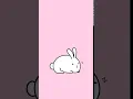 Fall pink cute rabbit anime Animated