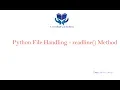 105 - Python File Handling