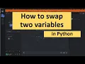 How to Swap Two Variables in Python