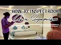 How to inspect a guest room Housekeeping Supervisor Housekeeping