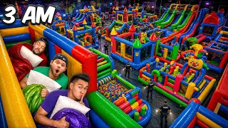 We Spent 100 Hours in an Inflatable CITY