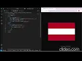 Coding the Austrian Flag with HTML CSS