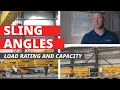 How Do Sling Angles Affect Load Ratings and Capacity