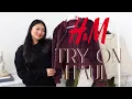 H M COAT TRY ON HAUL PART 1 PETITE FASHION