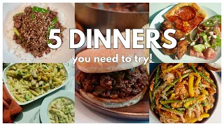 5 Dinner Ideas That Deserve a Spot in Your Rotation