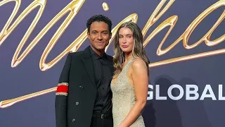 Jaafar Jackson and Maddie Simpson on the Red Carpet Global Fan Celebration Berlin 2026