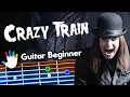 Download Lagu Crazy Train Guitar Lessons for Beginner Ozzy Osbourne Tutorial | How To Play Chords