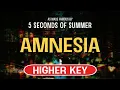 Lagu Amnesia (Karaoke Higher Key) - 5 Seconds Of Summer