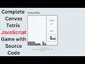 Canvas Tetris Game in JavaScript With Source Code CodingWithRohani
