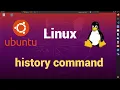 history command and bash history tricks Linux Command Line Tutorial
