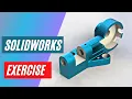 SolidWorks Advanced Part Modeling Full Tutorial Exercise critik cad