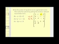 Augmented Matrices Reduced Row Echelon Form