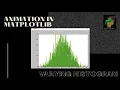 Histogram Animation matplotlib python