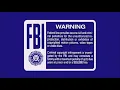 Blue FBI Warning Screens 2003-2006 Widescreen DVD Quality
