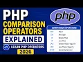Comparison Operators in PHP PHP Tutorial for Beginners 2026