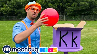 Learn The Alphabet With ABC Boxes Blippi Kids Songs Moonbug Kids 