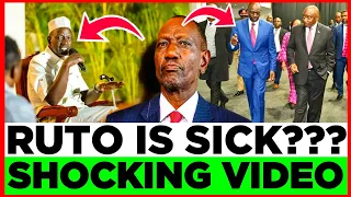 breaking news kenyans in shock as ruto is seen limping in south africa is ruto unwell