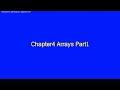 Chapter 4 Array Part1