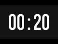 Simple 20 Second Countdown Timer simple