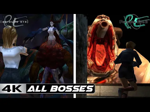 Download MP3 Parasite Eve [1-2] - All Bosses Encounters\\Battles - [4K 60FPS]