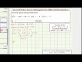 Ex Solve a Second Order Cauchy-Euler DE Initial Value Problem 2 equal real