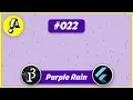 Ep 022 - Coding challenge Purple rain Flutter Processing