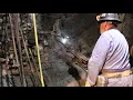 Jackleg Drill demo at Sullivan Mine
