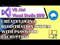 VB Net tutorial How to create Login and Registration with Password encryption - Tagalog