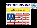 NY NEW YORK CLASSIFIEDS Post Free Ads Online AKClassy OLX Craigslist USA