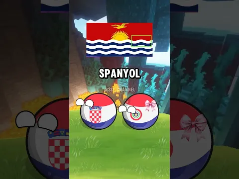Negara yang ada dibendera Kiribati #countryballs #shorts