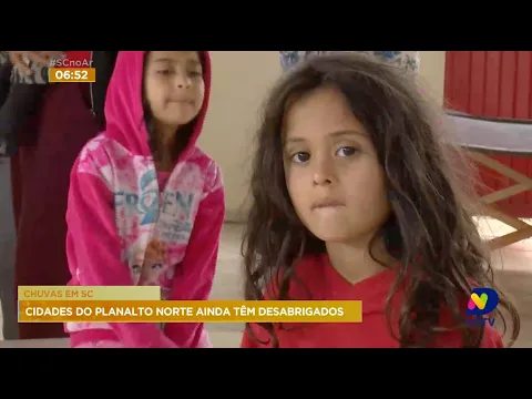 Chuvas em SC: cidades do Planalto Norte ainda têm desabrigados