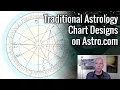 Traditional Astrology Chart Designs on Astro com