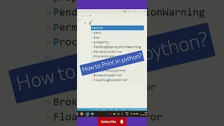 Python Print Statement Tutorial in Tamil