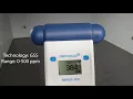 Aeroqual GSS VOC Sensor with 0-500 ppm Range Measuring VOC Levels in a Room with New Epoxy Floor