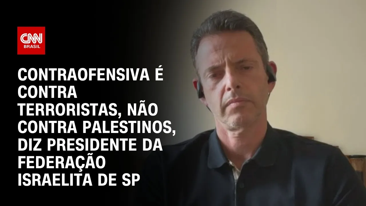 Contraofensiva é contra terroristas, não contra palestinos, diz Federação Israelita de São Paulo