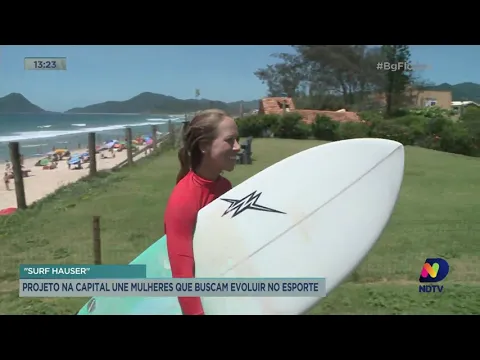 Projeto de Florianópolis une mulheres que buscam evoluir no Surf