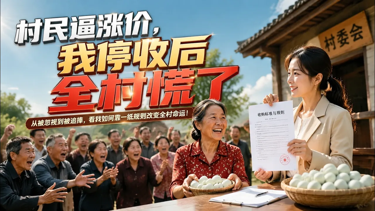 村民逼涨价,我停收后全村慌了